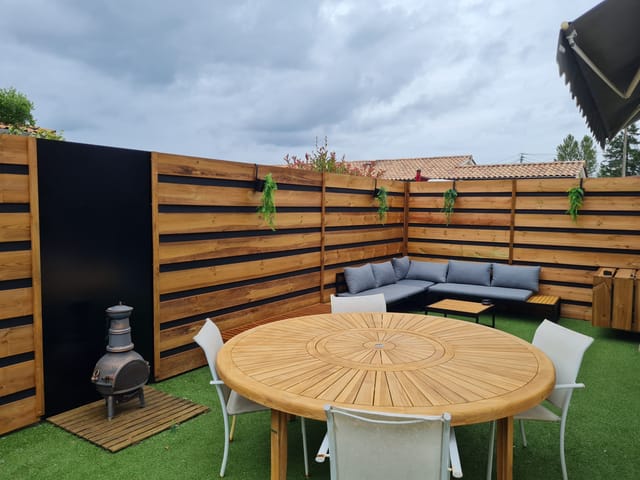 Réalisation d’aménagement extérieur bois — Tera Nature, paysagiste à Bordeaux et en Médoc (7)