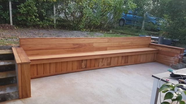 Réalisation d’aménagement extérieur bois — Tera Nature, paysagiste à Bordeaux et en Médoc (19)