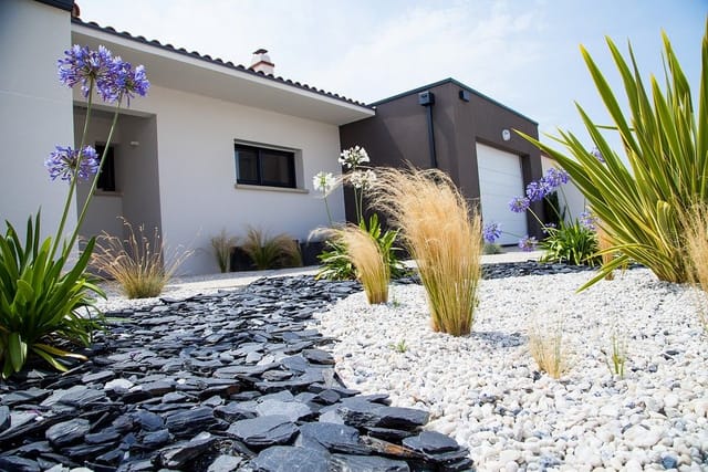 Aménagements paysagers — réalisation Tera Nature, paysagiste à Bordeaux et en Médoc (1)