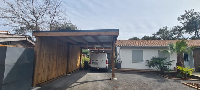 Carports & Pergolas — réalisation Tera Nature, paysagiste à Bordeaux et en Médoc (4)