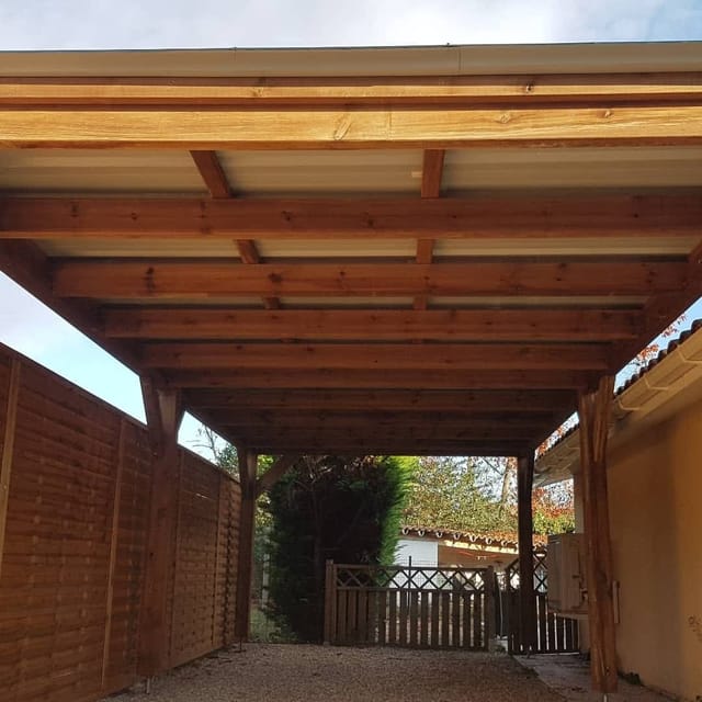 Carports & Pergolas — réalisation Tera Nature, paysagiste à Bordeaux et en Médoc (8)