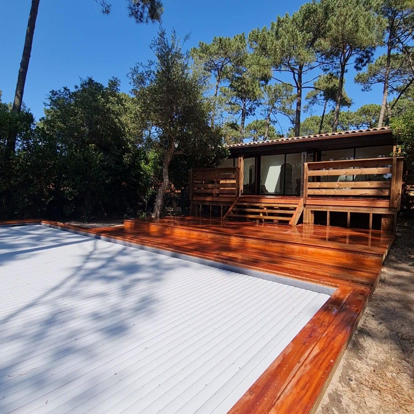 Terrasses bois à Gujan-Mestras